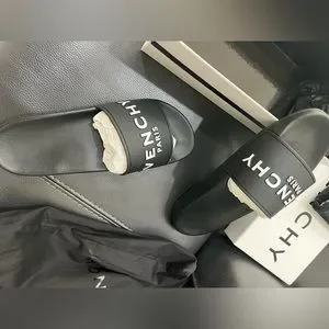 BLACK GIVENCHY SLIDES BRAND NEW SIZE 44/11 Givenchy | Shoes | Black Givenchy Slides Brand New Size 441  main image 3